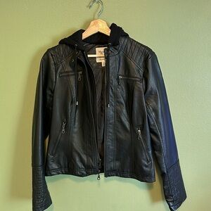 Maralyn & Me: Jacket with attached sweatshirt liner and hood